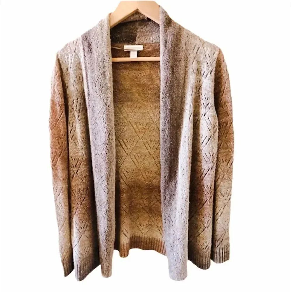 Charter Club Open-Front Womens Cardigan